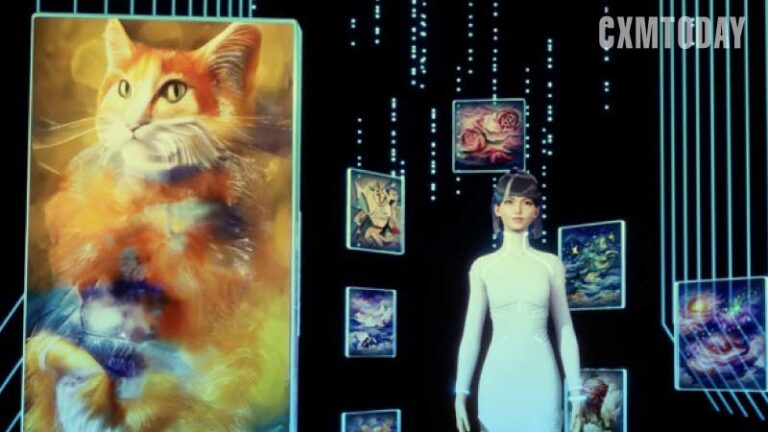 Baidu’s Virtual Human Paints Cat Portrait Live