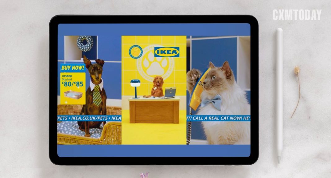 Cats and dogs play host for Ikea’s TikTok live shopping ad
