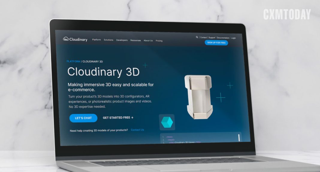 Cloudinary Extends Platform with 3D
