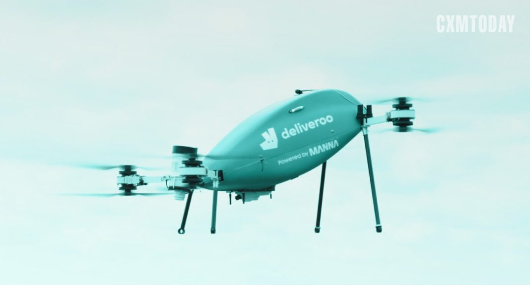 Deliveroo Partners with Manna to Launch Drone Delivery