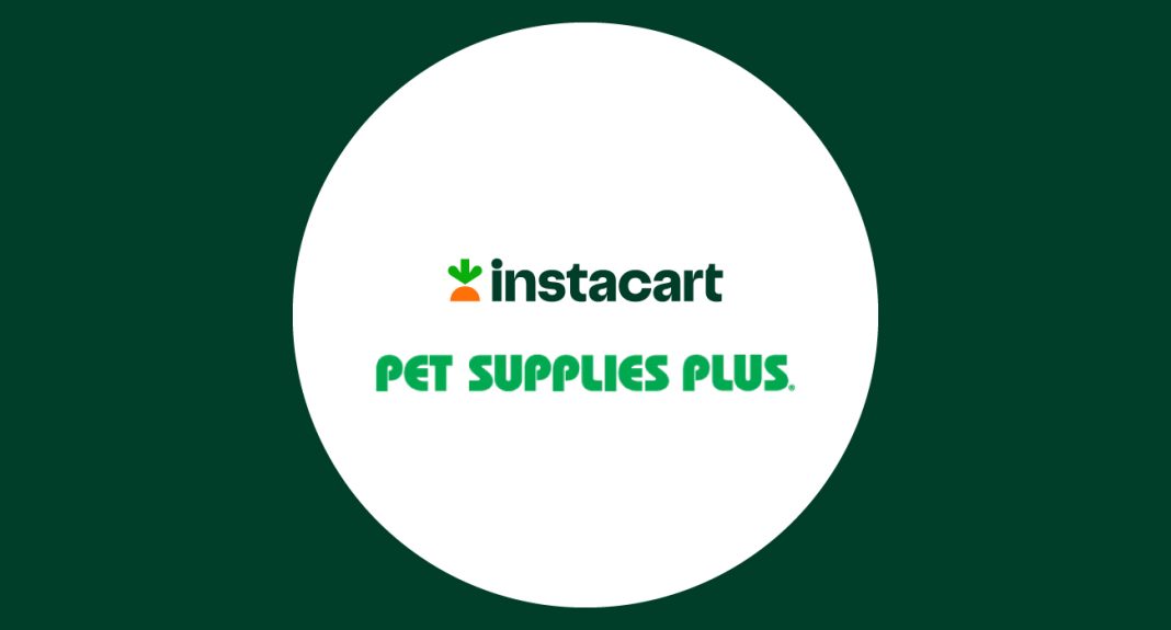 Instacart, Pet Supplies Plus Partner to Offer Same-Day Delivery Service