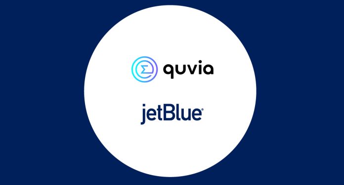 JetBlue Selects Quvia to Improve In-Flight Connectivity
