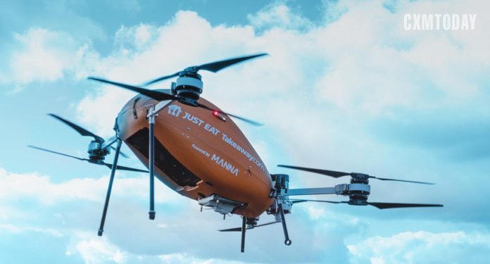 Just Eat Takeaway, Manna Launch Drone Delivery