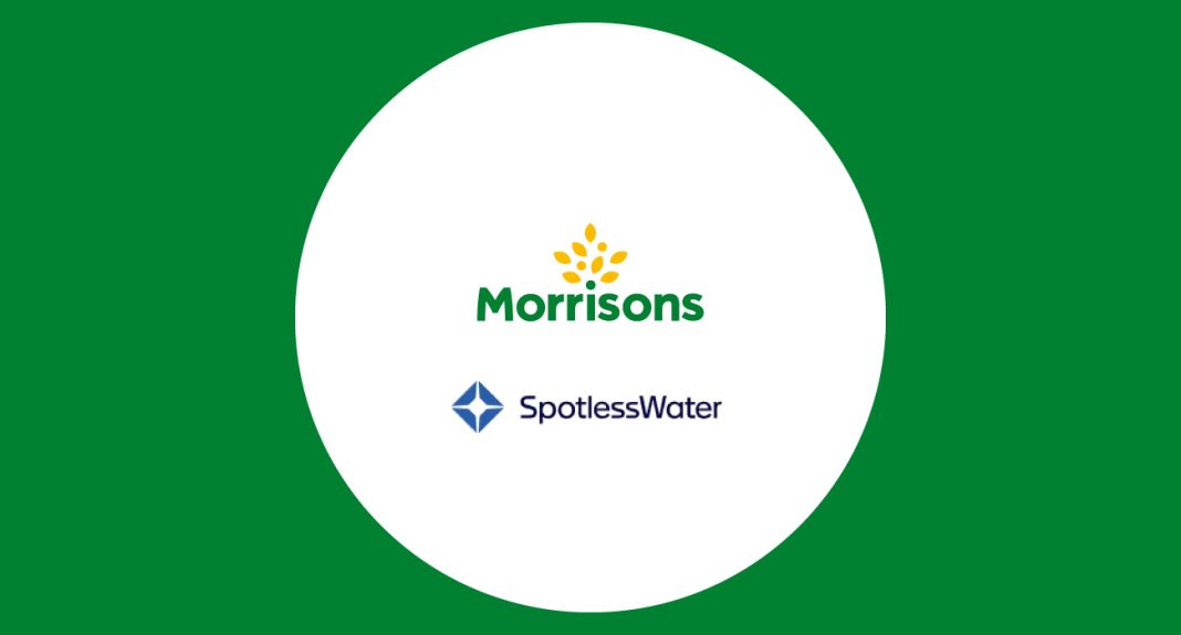 Morrisons, SpotlessWater Partner to Install 24/7 Self-Service Water Stations