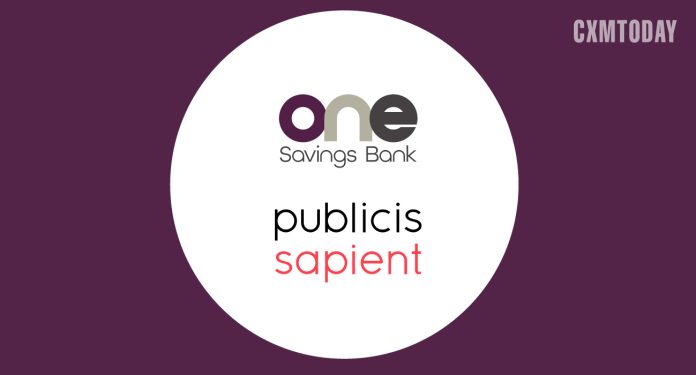 OneSavings Bank Partners with Publicis Sapient