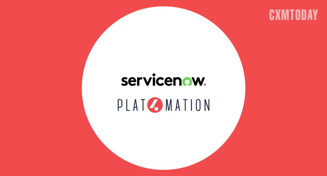 ServiceNow Makes Strategic Investment in Leading Consulting & Implementation Partner Plat4mation