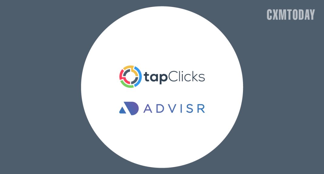 TapClicks and Advisr Partnership is Extended to Unify Sales and Marketing Operations