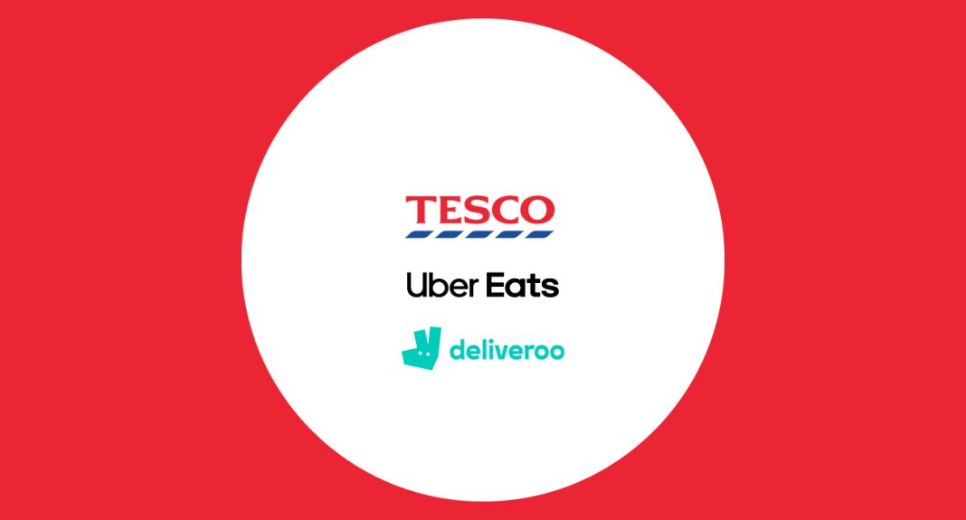 Tesco Expands Rapid Grocery Delivery with Uber Eats, Deliveroo
