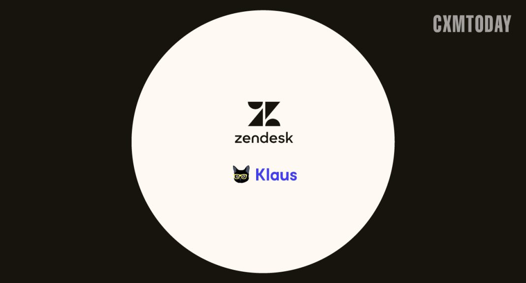 Zendesk Completes Acquisition of Klaus